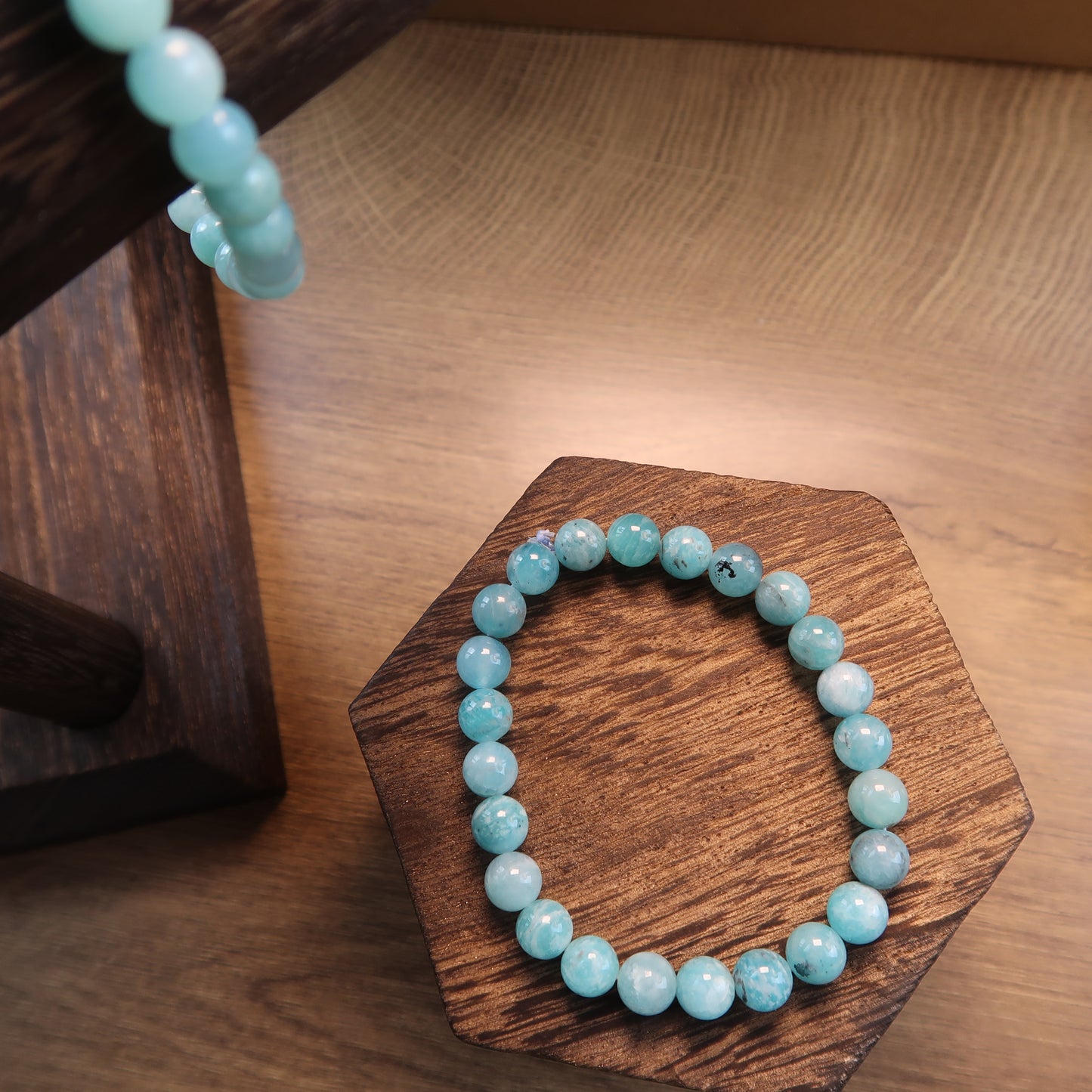🩵 AMAZONITE: COURAGE & TRUTH BRACELET ✨