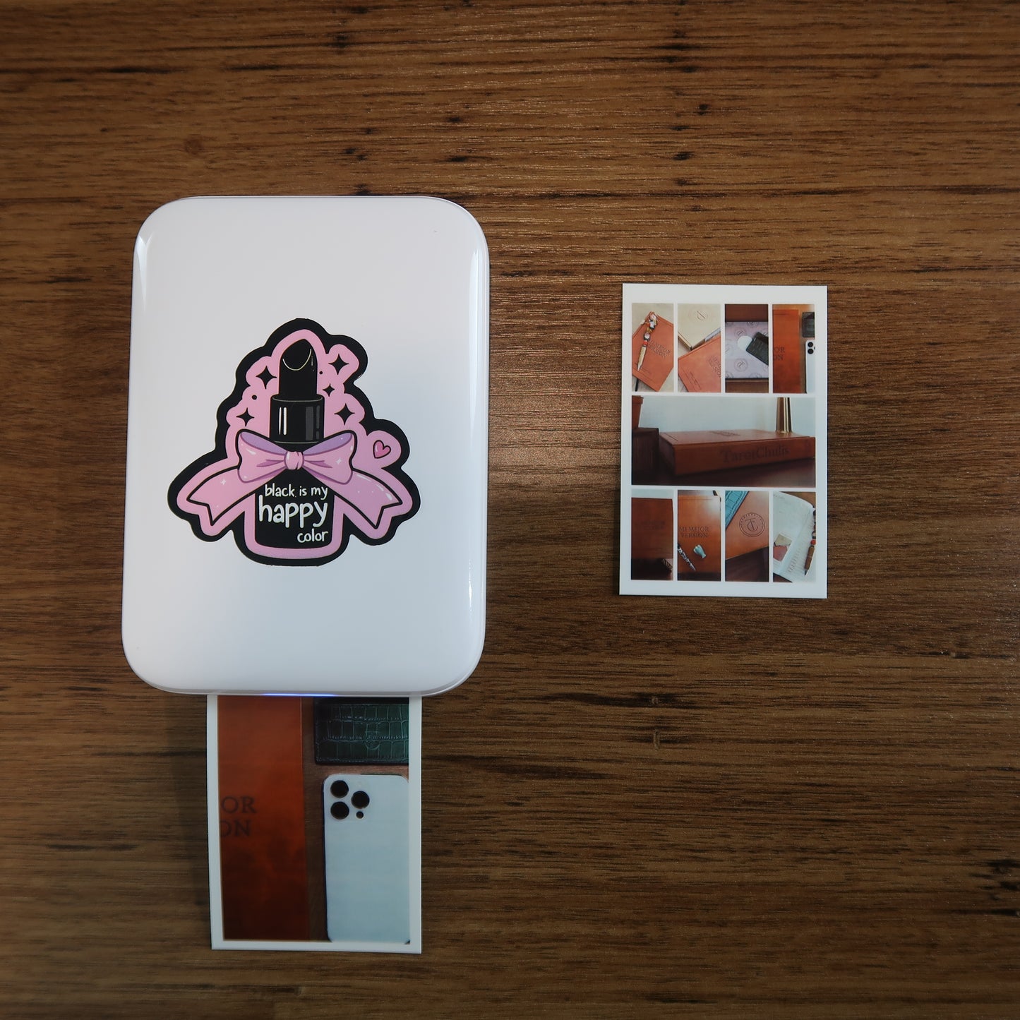 📸 PORTABLE PHOTO PRINTER+ 5 sheets✨ MANIFESTATION EDITION