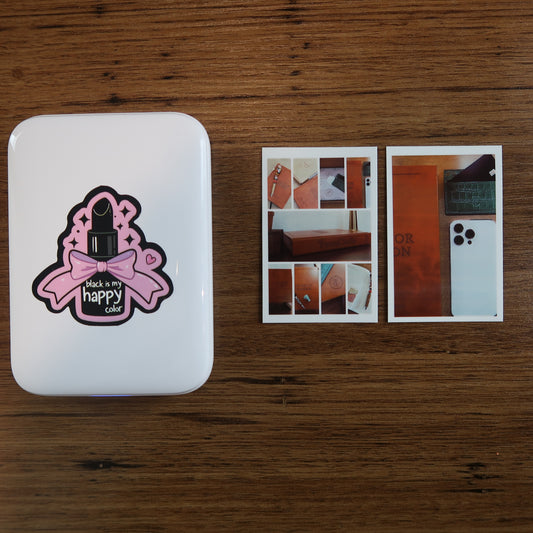 📸 PORTABLE PHOTO PRINTER+ 5 sheets✨ MANIFESTATION EDITION